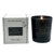 Supreme Oud 7oz Glass Candle with Golden Lid