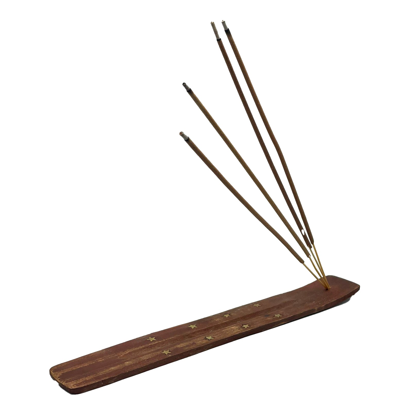 Dark Wood Incense Sticks with Wooden Holder (40 x 10”)